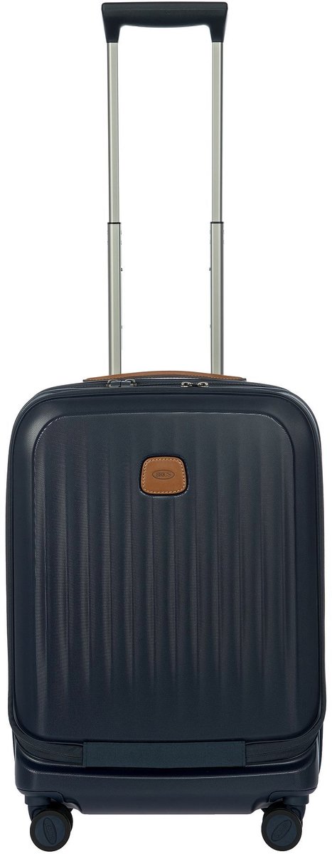 BRIC'S trolley met laptopvak Taormina Trolley 55 cm Exp. With Pocket Blue donkerblauw