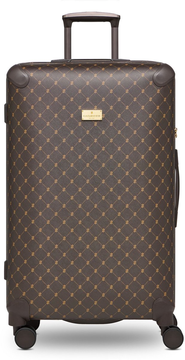 Lazarotti trolley Palermo Trolley Dark Brown donkerbruin 79cm