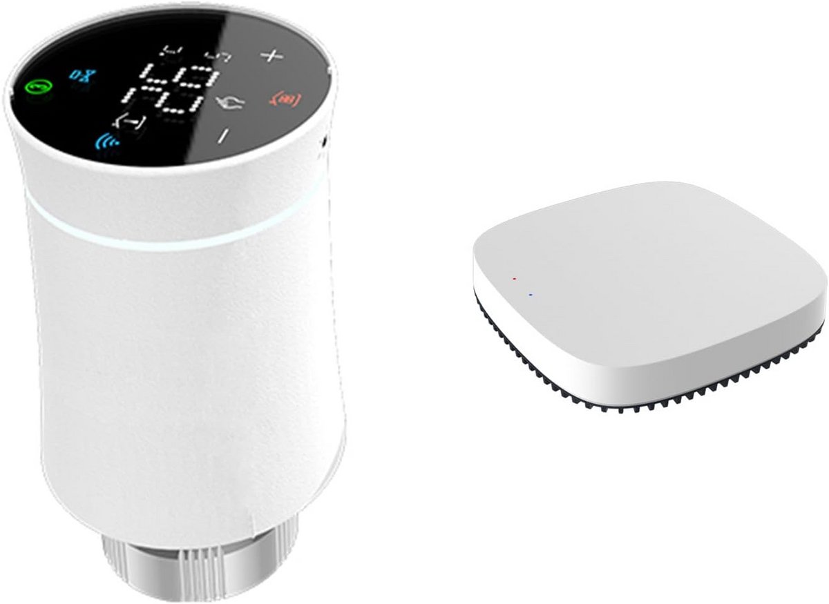 Zigbee Thermostaat Radiator Klep met Smart Programmable Functies en Spraakbesturing