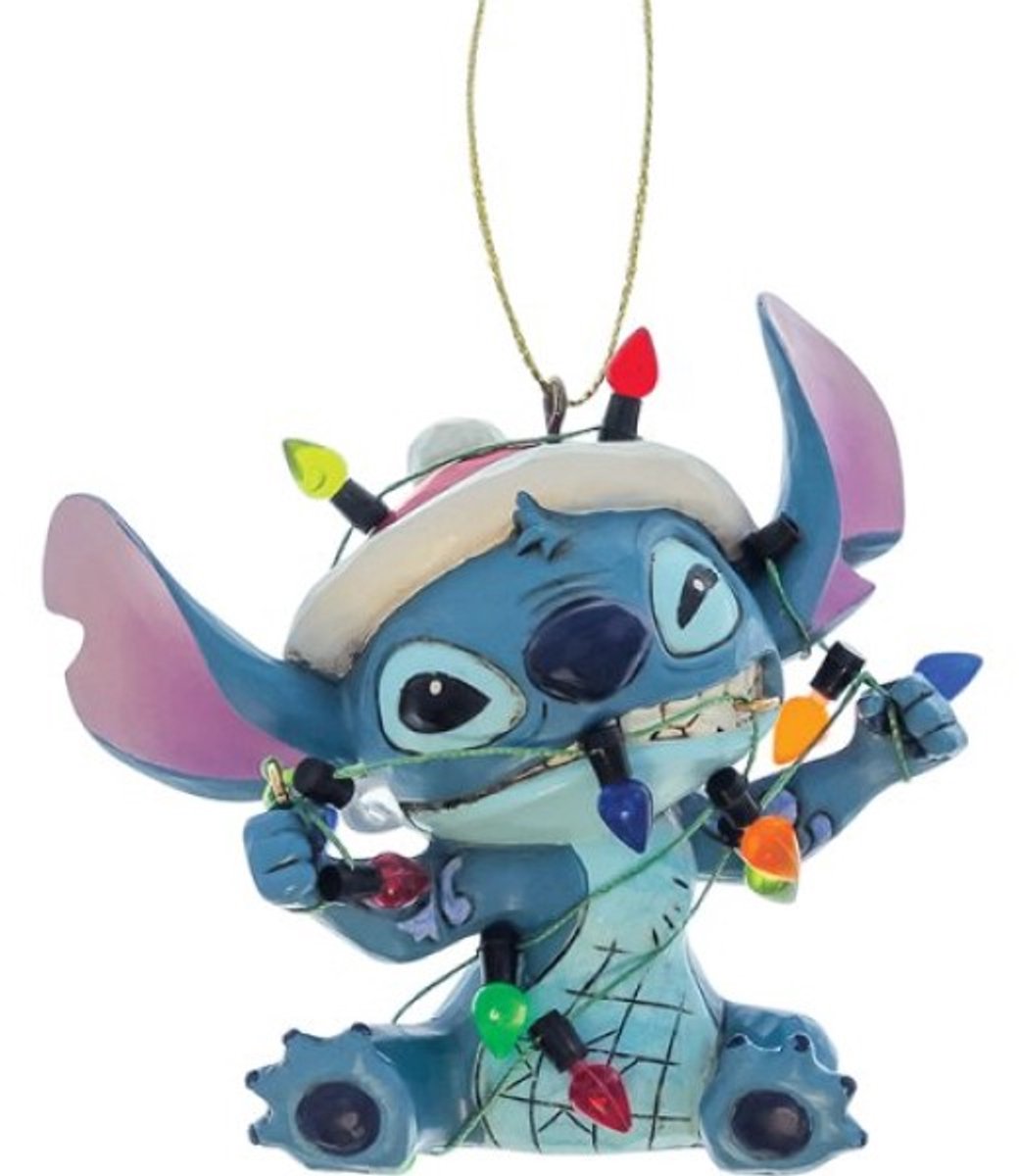 Stitch Gevangen in Kerstlichtjes Ornament
