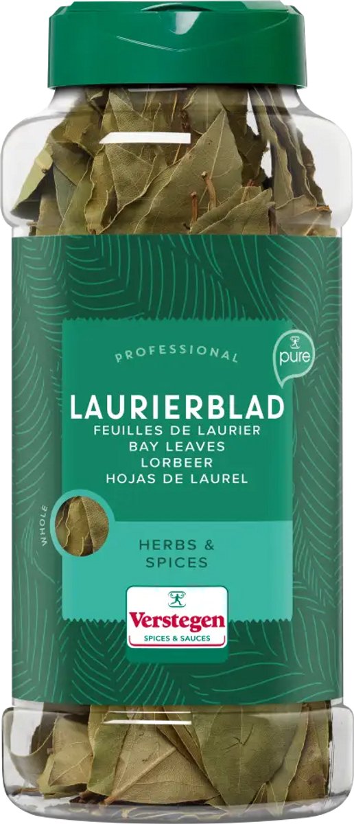 Verstegen - Laurierblad heel - Pure - Strooibus large - Kruiden & specerijen - 35g