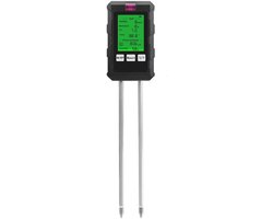 6 in 1 Bodem pH-meter Vruchtbaarheid Bodemvochtigheid Zonlicht Omgevingsvochtigheid Temperatuur Tester Monitor