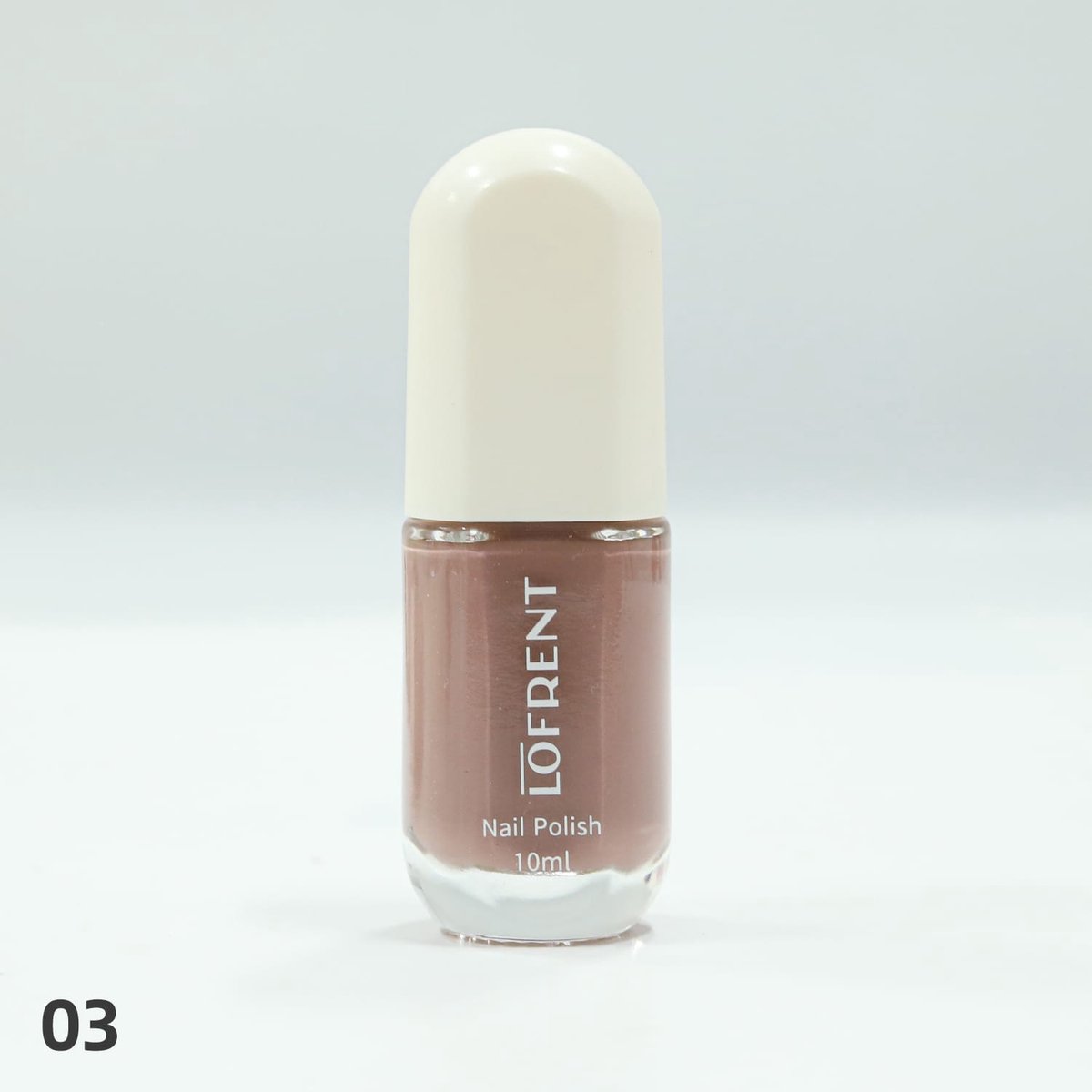 Halal Waterdoorlatend Nagellak-Latte Bruin