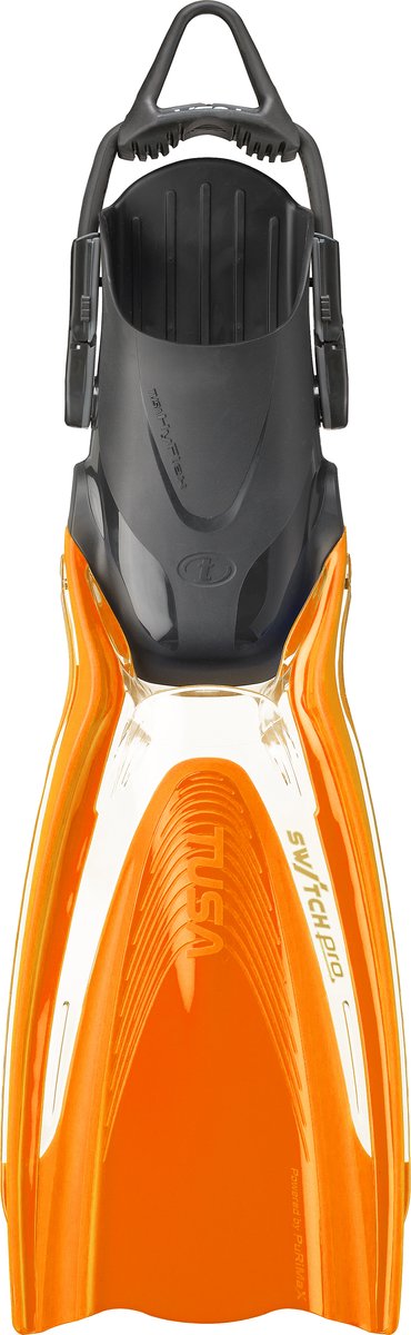 TUSA Hyflex Switch Pro Duikvinnen – Premium high-performance zwemvinnen voor gevorderde duikers – Zwart/Oranje – Maat M (40–44) – SF-0107 M TEO