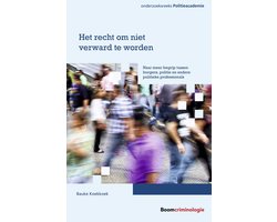 Omslag van Onderzoeksreeks Politieacademie - Het recht om niet verward te worden