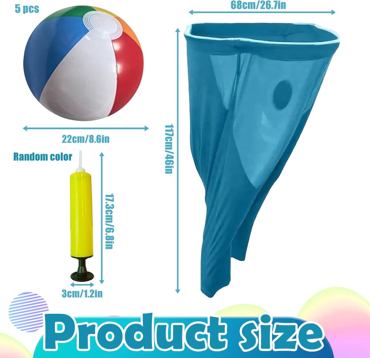 Granny Pants Tuinspelset – Gigantische Grappige Broek Met Stuiterballen, 80x100 Cm, Ideaal Voor Families En Feestjes