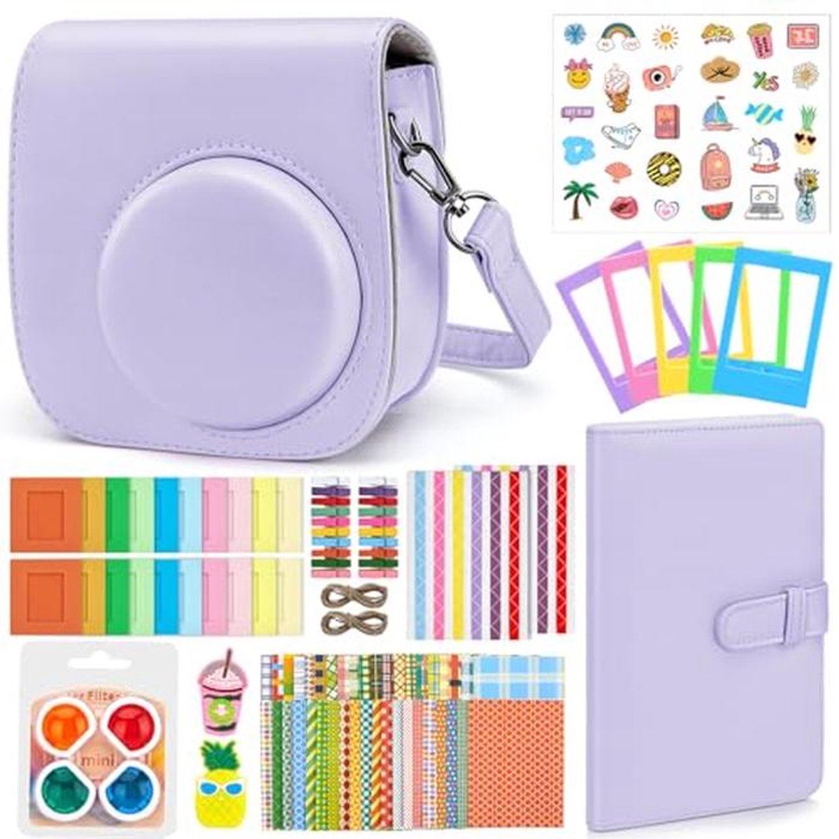 Instant Camera Accessoires voor Mini 12 - Lila