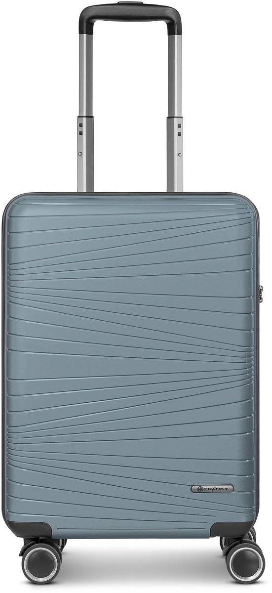 Franky Dallas 3.0 4 wielen Trolley S 55 cm - Harde bagage - TSA slot - grey