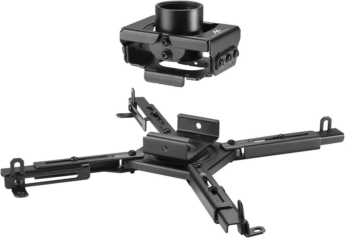 Universele Projectorbeugel voor Plafond en Muur - 360° Draaibaar en Kantelbaar - Max. 35 kg