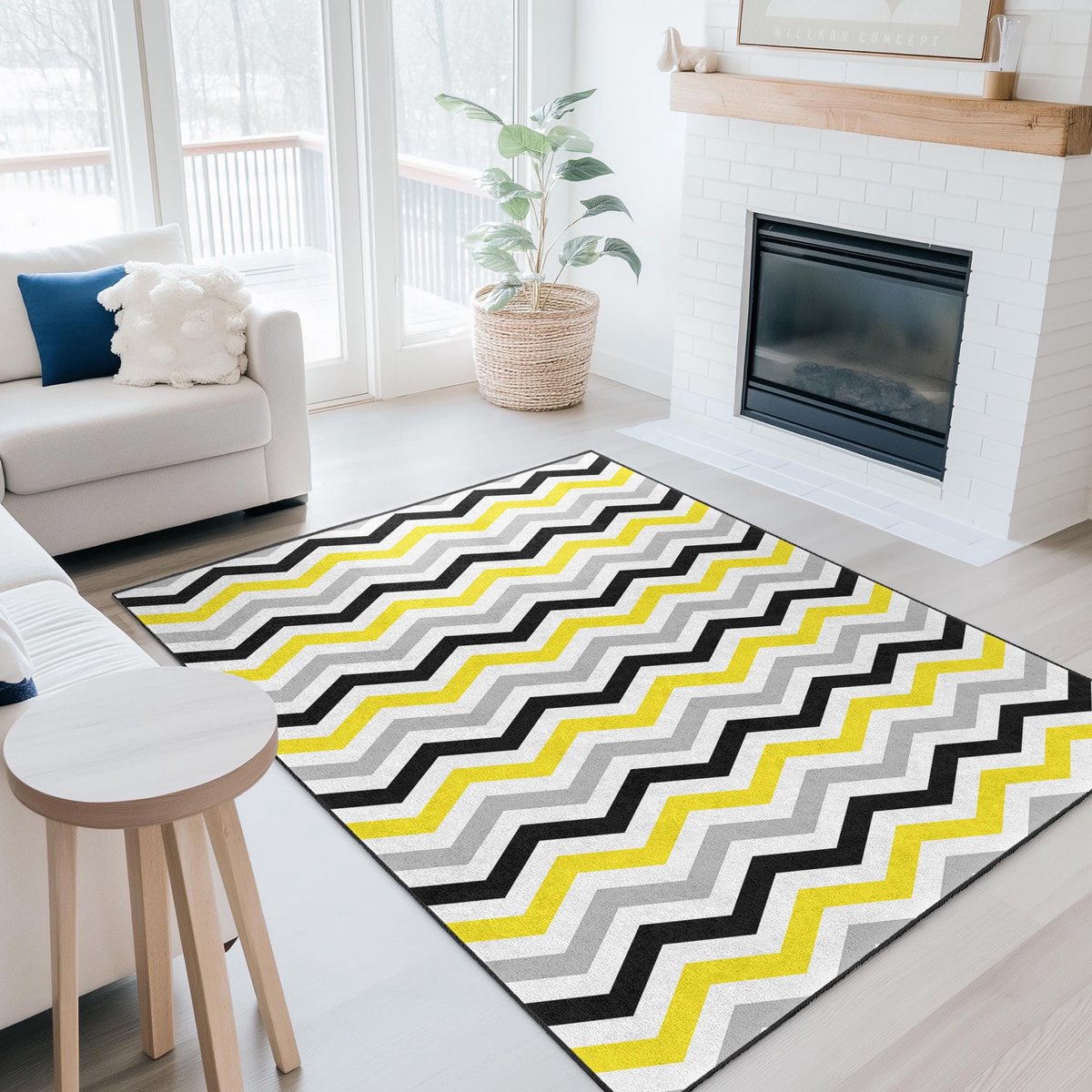 Mila Home - Tapijt Vloerkleed Rechthoek - Wasbaar - Antislip - OEKO-TEX Gecertificeerd - Voor Woonkamer, Slaapkamer, Keuken & Hal -279 4