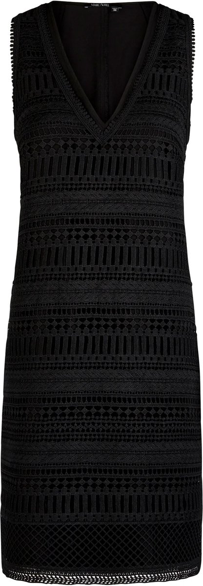 Marc Aurel - zwarte crochet jurk - maat 36