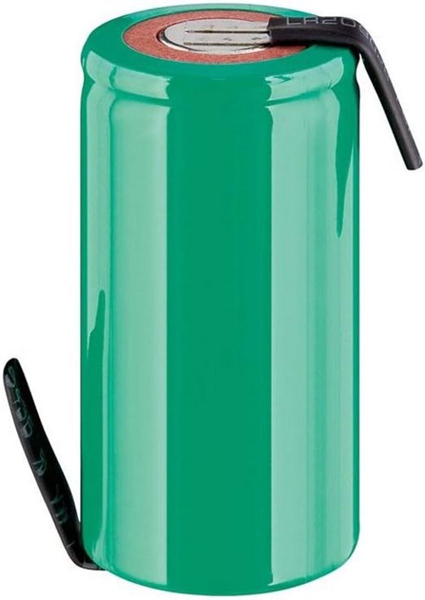 Oplaadbare NiMH Sub-C Batterij 1500 mAh met Soldeervlag voor Elektrisch Gereedschap