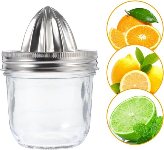 Presse-agrumes Manuel Portable - Extracteur De Jus Citron, Orange - Filtre Amovible, Doseur Intégré - Matériau PP+ABS Alimentaire - 10
