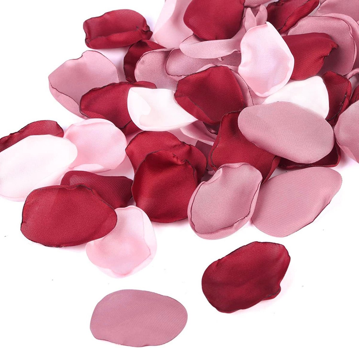 Romantische rozenblaadjes mix rood en roze voor bruiloft en Valentijnsdag