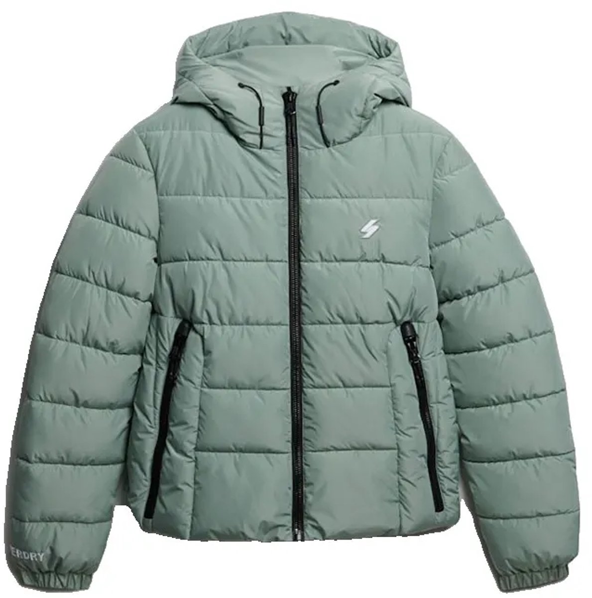 Superdry Dames Gewatteerde jassen Groen