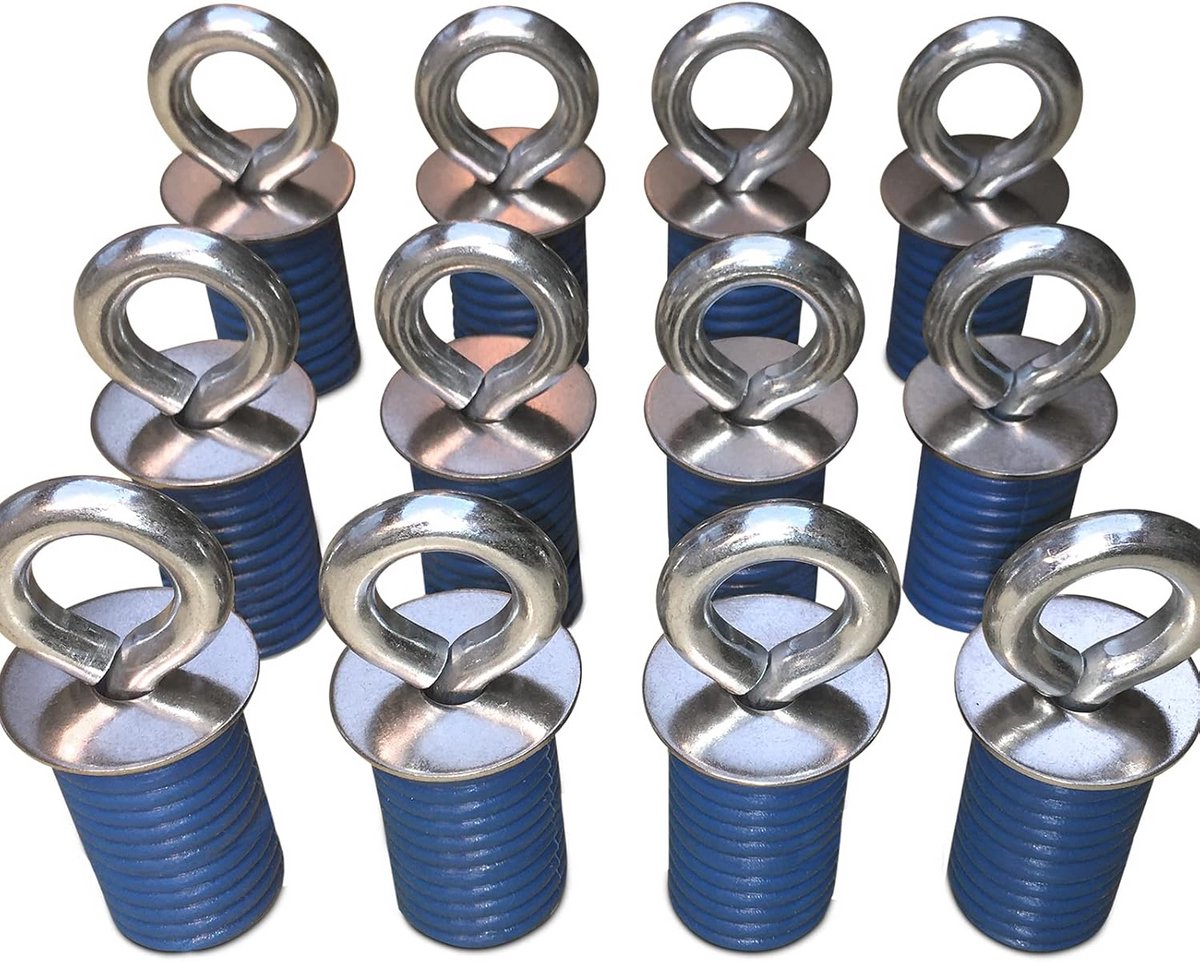 12x Lock & Ride ATV Tie Down Ankers voor RZR, Sportsman en Ace - Universele Bevestigingspunten