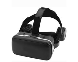 Virtual Reality bril met hoofdtelefoon voor Android en iOS-telefoons - 3D VR ervaring - Geschikt voor 35-60 inch schermen