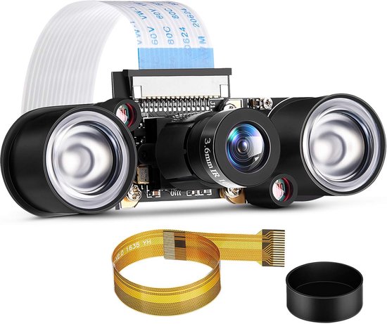 5MP Camera Module met Nachtzicht voor Raspberry Pi (IR Verlichting Inbegrepen)
