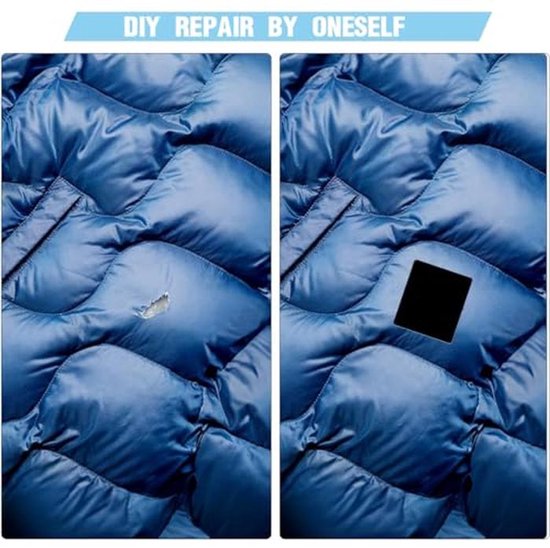 Reparatie patches voor donsjacks en bovenkleding - 4 stuks waterdicht nylon — afbeelding 2