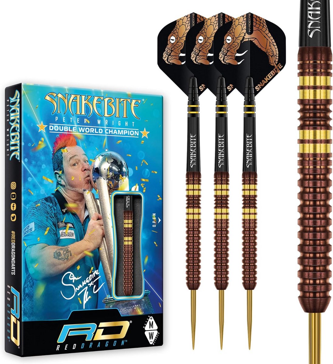 Koperen Tungsten Dartpijlen Set voor Professioneel Werpen