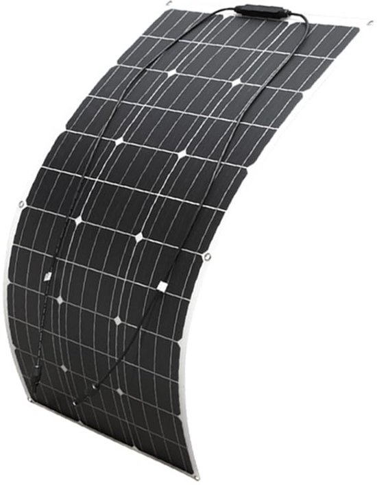 Flexibel 100W 12V Monokristallijn Zonnepaneel IP67 Waterdicht voor Camper, Boot en Auto