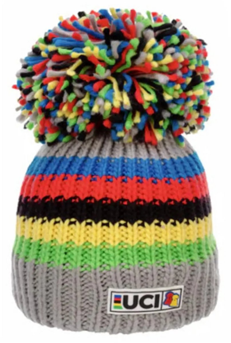 Big Bobble Muts UCI Grey Rainbow Stripes