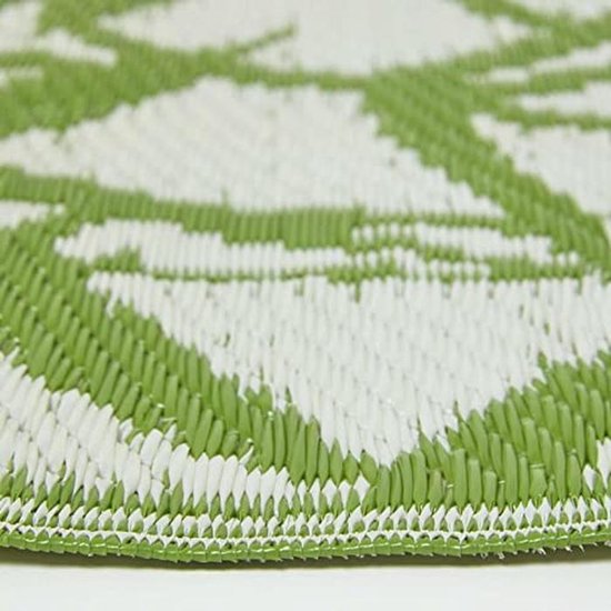 Botanisch buiten tapijt 180 x 270 cm van gerecycled kunststof - Waterdicht en lichtgewicht design voor tuin en terras — afbeelding 2