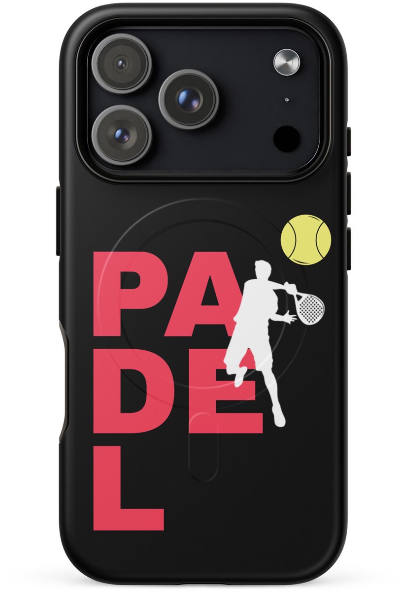 PADEL - MagSafe® tough case for iPhone® - Black