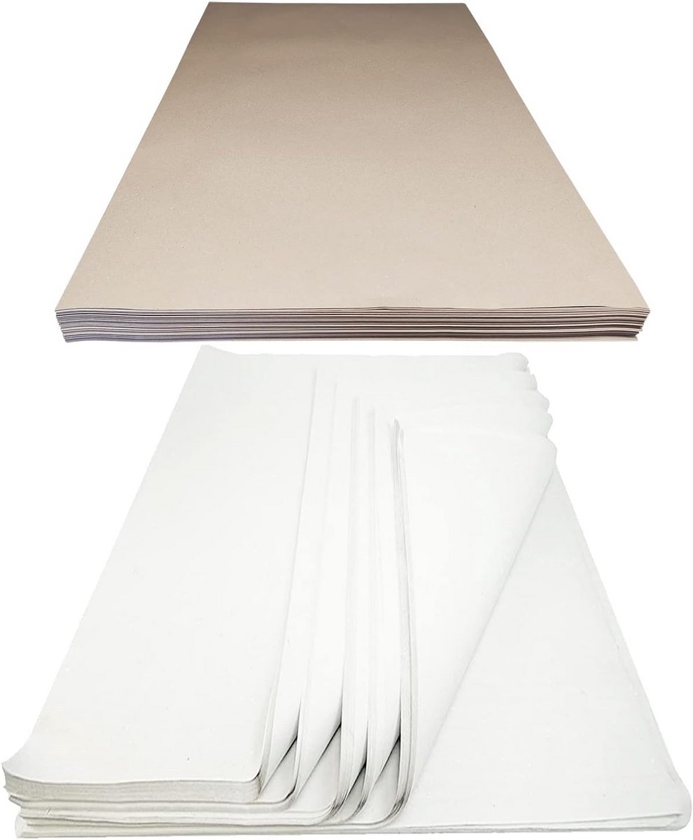 Verpakking set van 5 kg - 50x75 cm Zijde papier en Schraper papier voor veilige verzending
