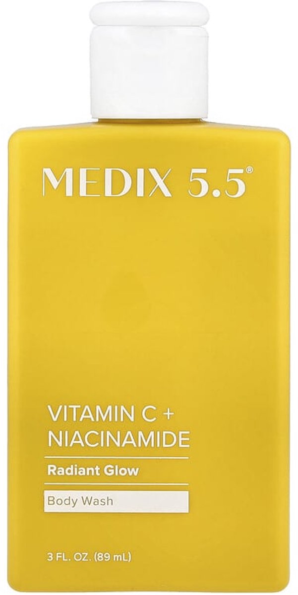 Medix 5.5, Body Wash, Radiant Glow, Vitamin C + Niacinamide, (89 ml)