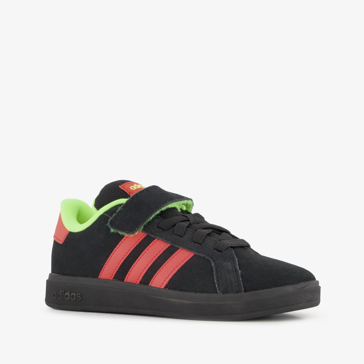 Adidas Grand Court 00s El C jongens sneakers Zwart