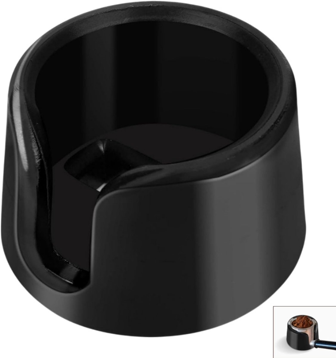 Koffiestamperbasis - steunframe - stamperbasis - koffiestamperbasis - handfilterhouder - geschikt voor Ninja Espresso ES601 koffiemachine - zwart - 6*5 cm