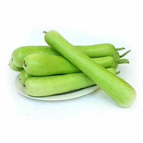 Verse Fleskalebas (Khadu) 1kg | Lauki / Dudhi / Calabash | Milde Aziatische Groente voor Curry’s, Soepen & Roerbakgerechten | Vegan | Met Kajal-sticker