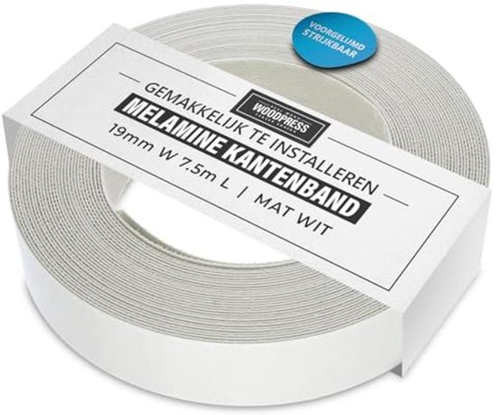 WordPress® 22 mm Echt Rode Eikenhout Voorgelijmd Fineer Kantenband - Rol van 7.5 m - Makkelijk Doe-het-Zelf op te Strijken Applicatie, Bedekt Rand van Standaard MDF-Paneel