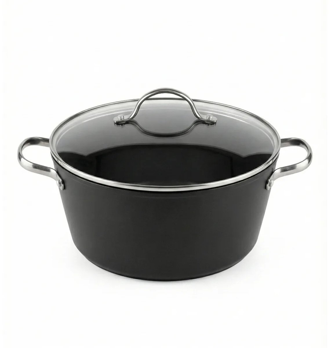 Cyril Lignac Kookpot met deksel 28 cm - 6,5L - Stoofpan - Inductie - Aluminium - Zwart