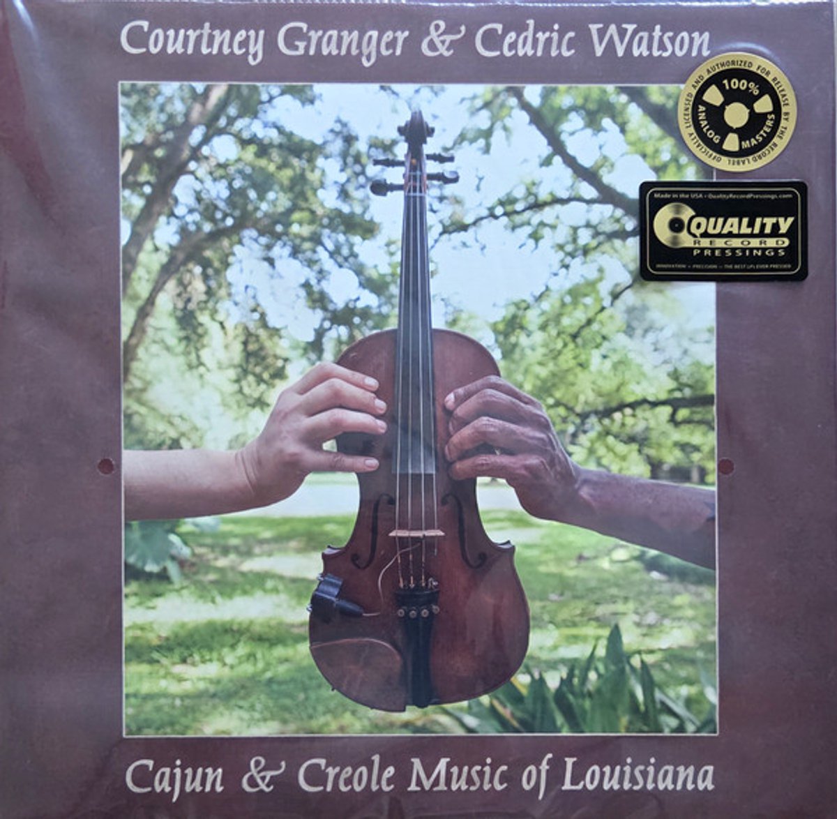 Courtney Granger & Cedric Watson - Cajun & Creole Music of Louisiana - HQ 2LP 45rpm - 180 gram