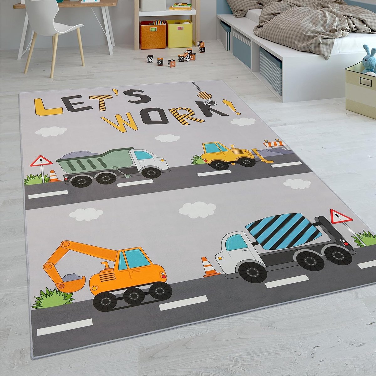 Kindertapijt Speeltapijt Korte Pool Antislip Geschikt voor Vloerverwarming