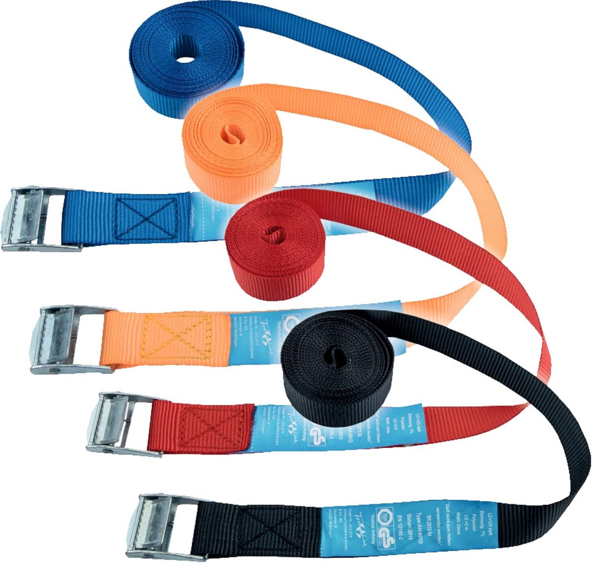 Eendelige Spanband met Klemslot - 3 Meter Lengte - 200 kg Belastbaarheid