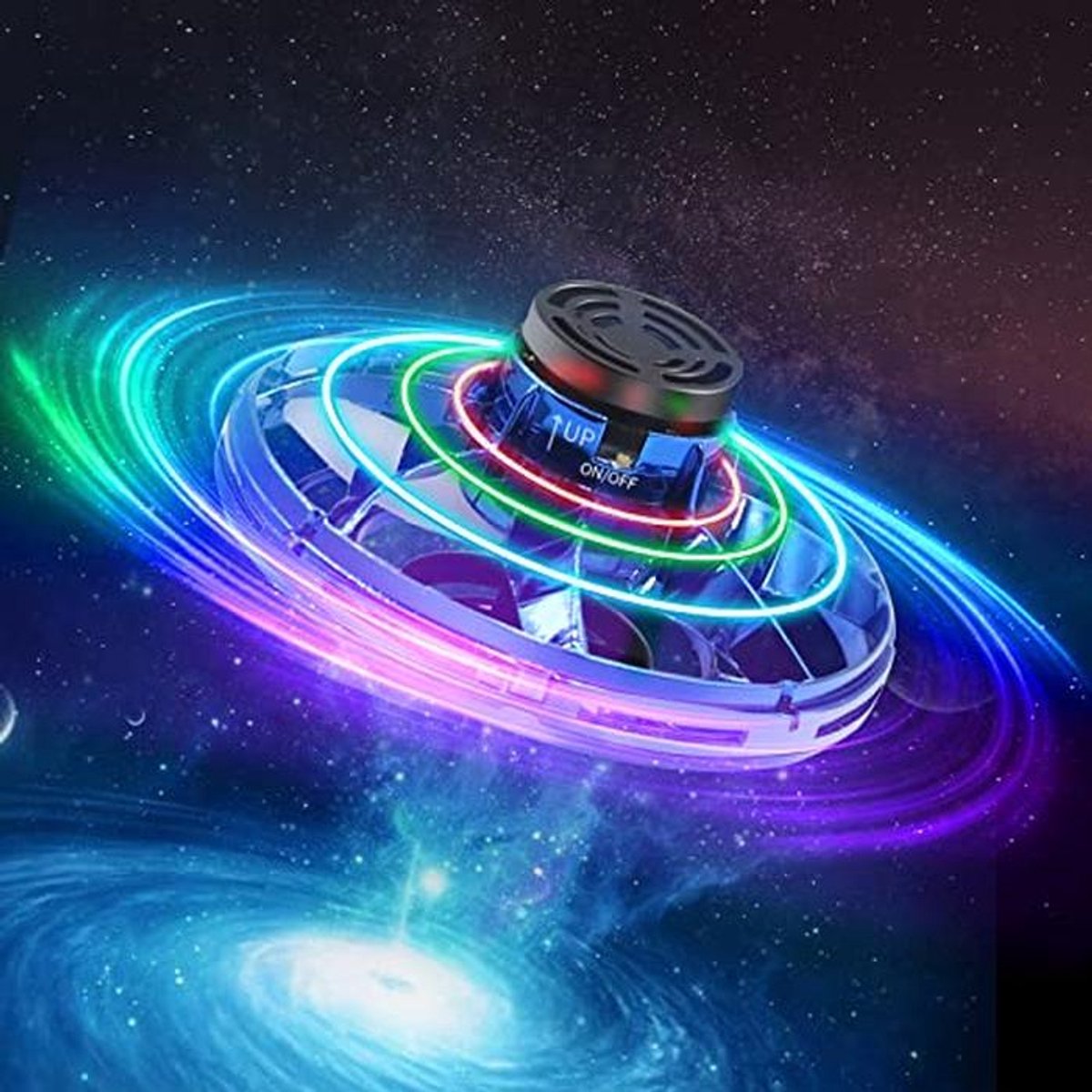 Mini-drone Vliegende Bal Spinner Met LED - 360 Graden Draaibaar