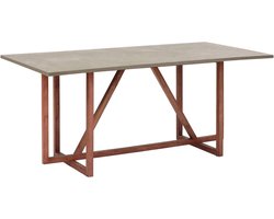 Beton-Eettafel - 180 cm - Betonlook
