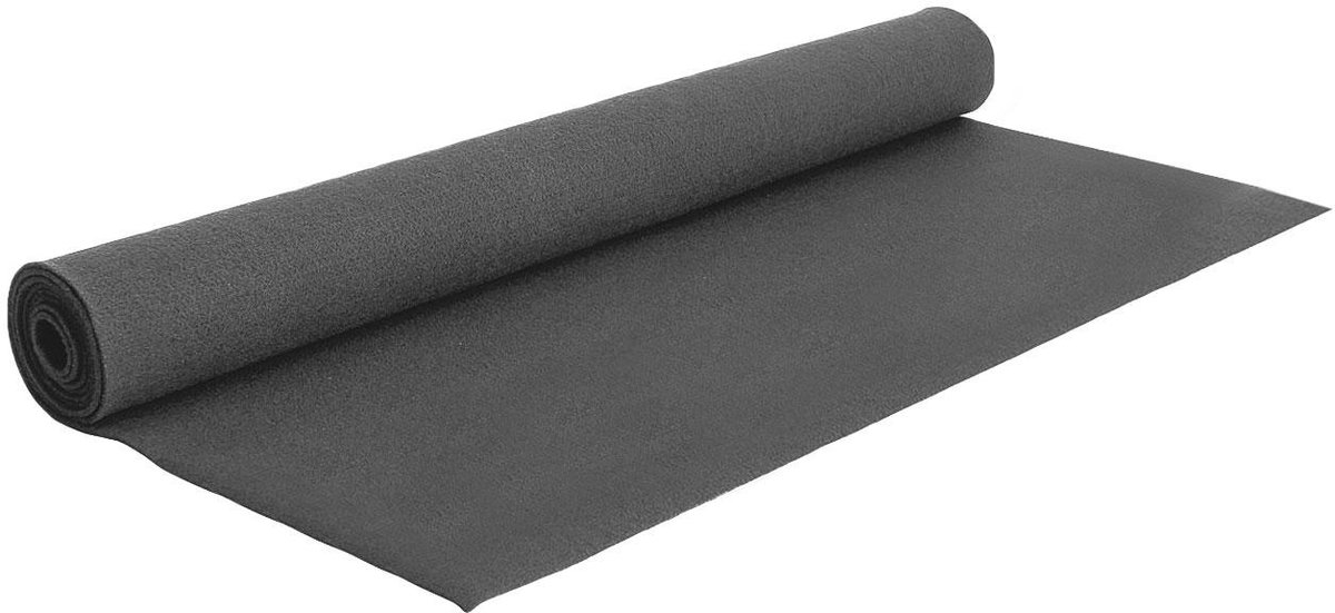 Luidspreker textiel, 150 cm x 10 m, grijs, hoogwaardig speakerstof voor woofer en diepe klank [39513B]