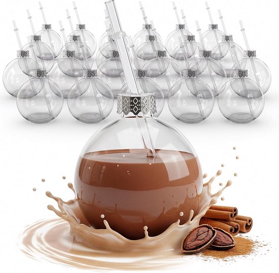 Kerst Waterbeker Drinkbeker 450 ml Plastic Waterbekers Kerst Strobekers Dubbelwandige beker met rietje en Deksel voor Koud Water Koffie Sap Smoothies Thee