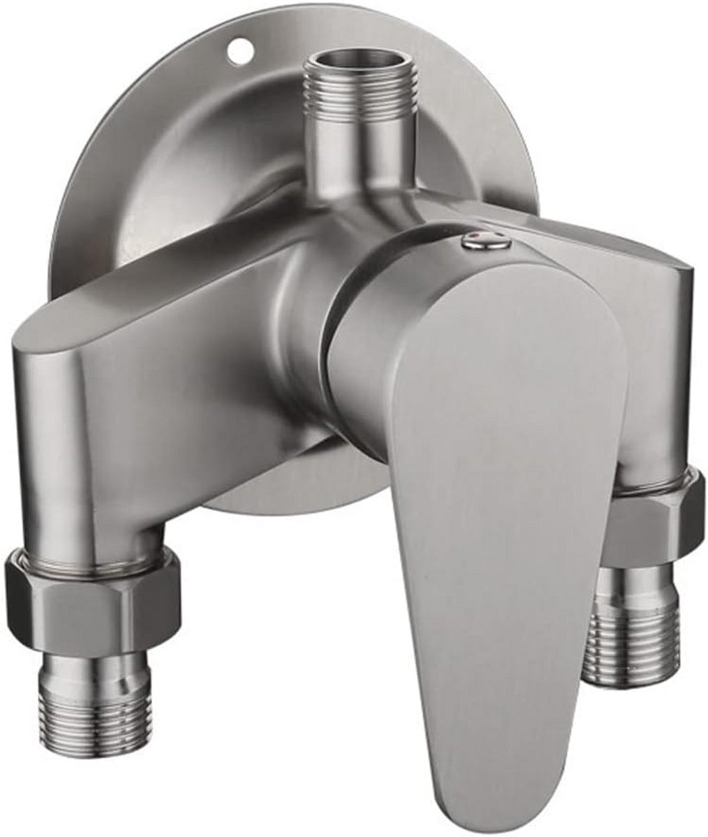 Douchekraan RVS 304 Koud en Warm Water Mixer voor Wandmontage Badkamer