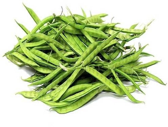 Guar Beans 1kg Cluster Beans / Gawar Phali Verse Indiase Groente – Perfect voor Curry’s, Roerbak & Traditionele Indiase Gerechten Vegan & Vegetarisch | Authentieke Smaak voor Zuid-Aziatische Keuken Met Kajal Stickers