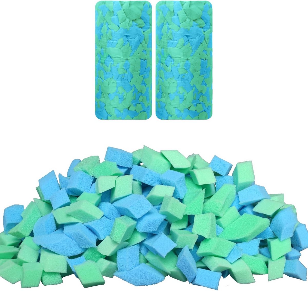 Zitzakvulling 4,5 kg - Comfortabele en Zachte Versnipperde Memory Foam Vulling voor Zitzakken en Kussens