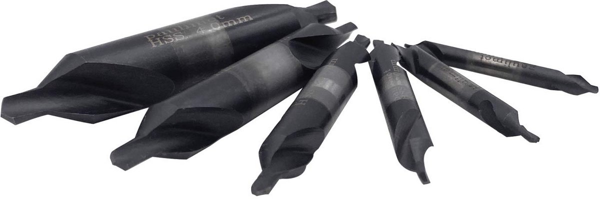 Centreerboor HSS Set 6-delig met TiAlN Coating voor Metaal