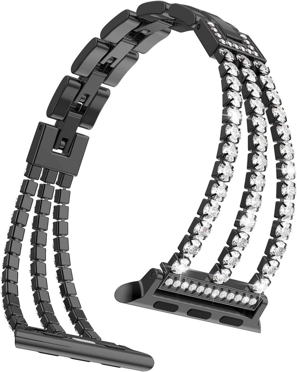 Cosensi - Metalen Bandjes Verstelbaar RVS Vervangingsband Apple Watch 38mm 40mm Serie 6-5-4-3-2-1