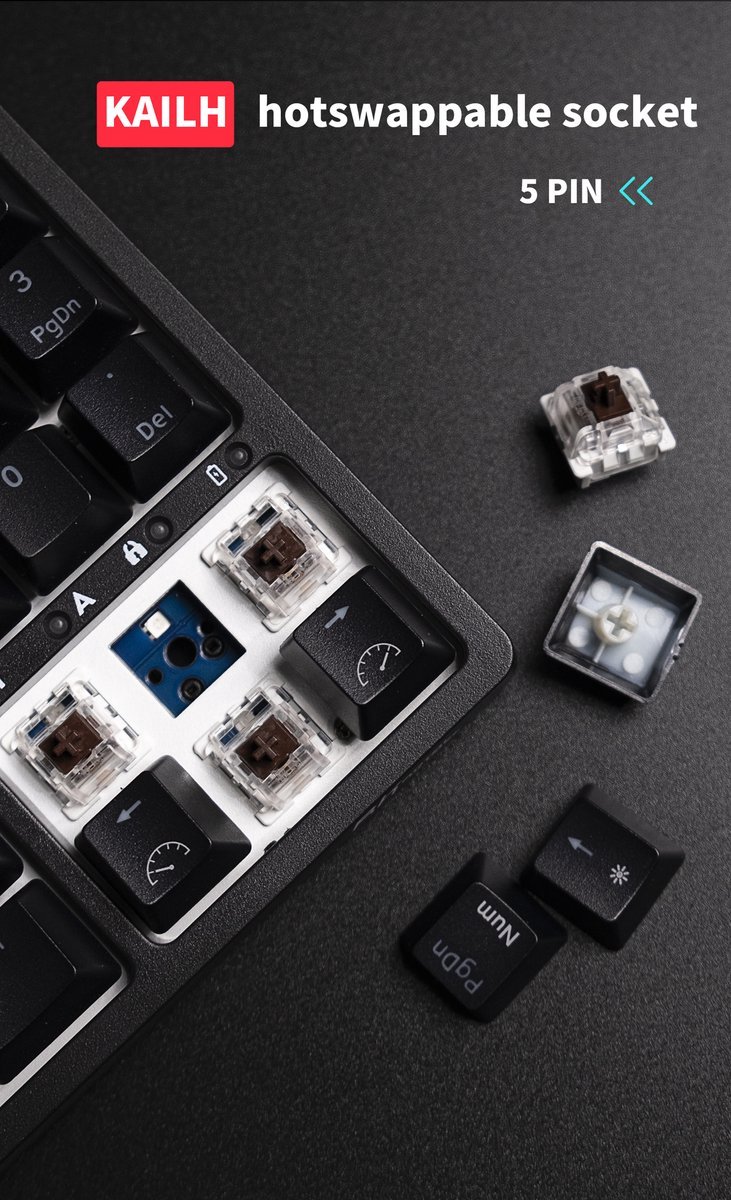 Royal Kludge RK71 - Gaming Toetsenbord thumbnail 3