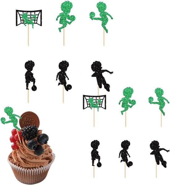 Taartdecoratie voor de 1e verjaardag van de baby – eenzijdige gouden glitter shower cake topper voor jongens en meisjes eerste verjaardag feest, fotocabine accessoires (één