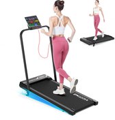 FunLife F4 Opklapbaar Loopband (2025) – 4-in-1 Walking Pad met 7% helling, stille 1–12 km/u motor, app-bediening, met handgrepen & veiligheidskoord, Rood
